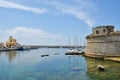 The Apulian village of Gallipoli, Italy. Royalty Free Stock Photo